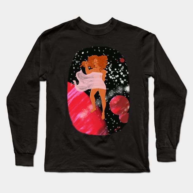 Klingon Lady Long Sleeve T-Shirt by ekraus333